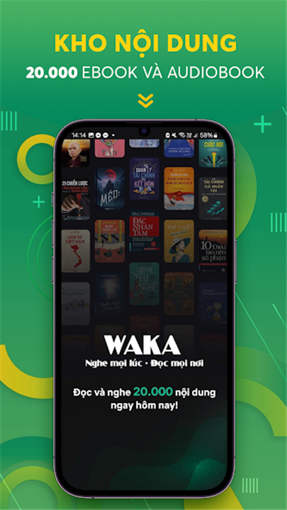 Waka 4.0 – Ebook & Audiobook screenshot1