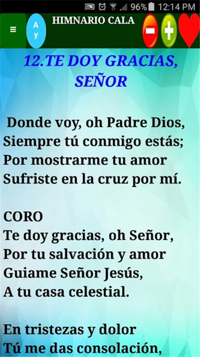 Himnario Cala Español y Aimara screenshot3