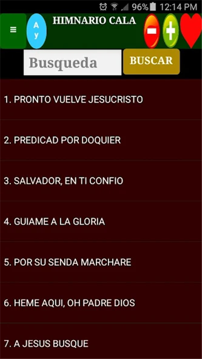 Himnario Cala Español y Aimara screenshot4