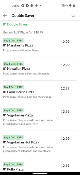 Bellas Pizza screenshot4