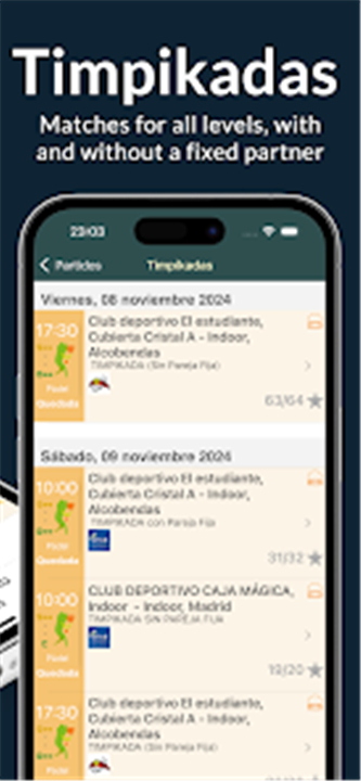 Timpik - Play your sports screenshot4