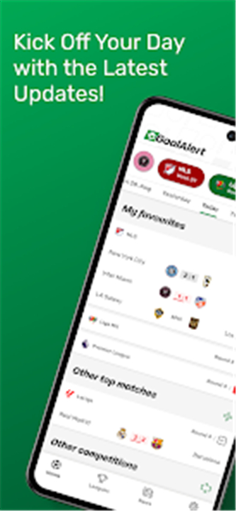 TorAlarm - GoalAlert - Soccer Scores screenshot1