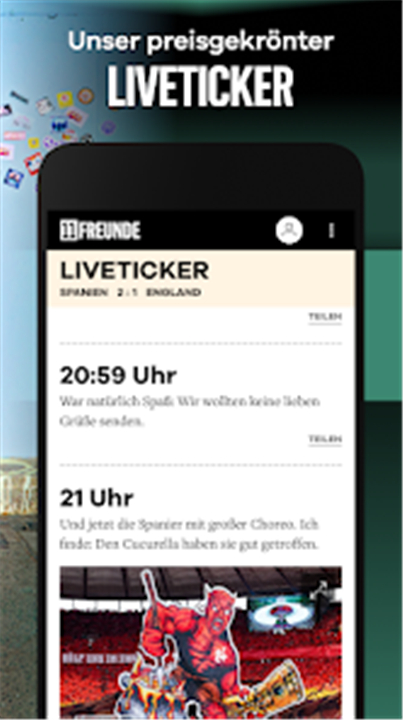 11FREUNDE - News & Liveticker screenshot2