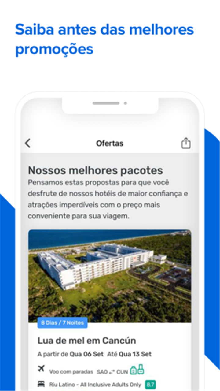 ViajaNet: voos e hotéis screenshot5
