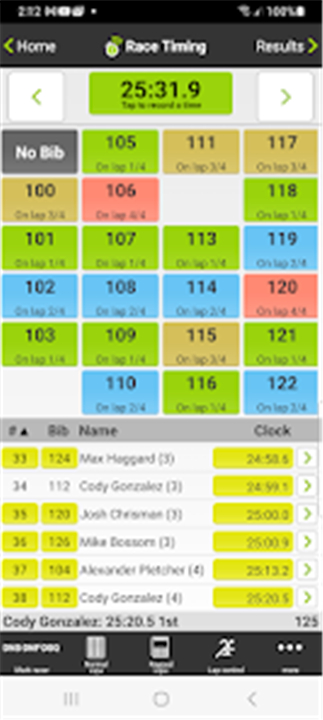 Webscorer Race & Lap Timer screenshot3