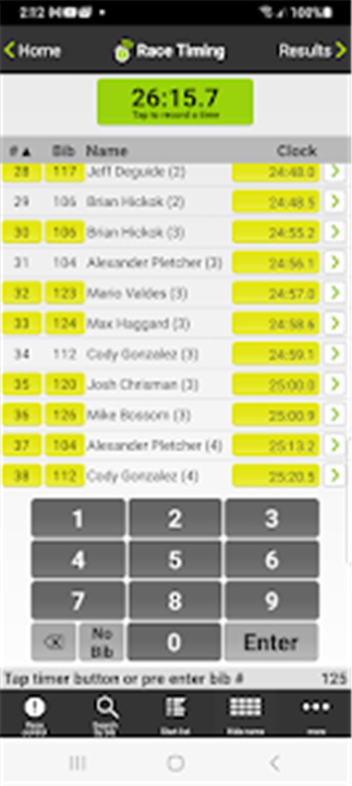 Webscorer Race & Lap Timer screenshot5