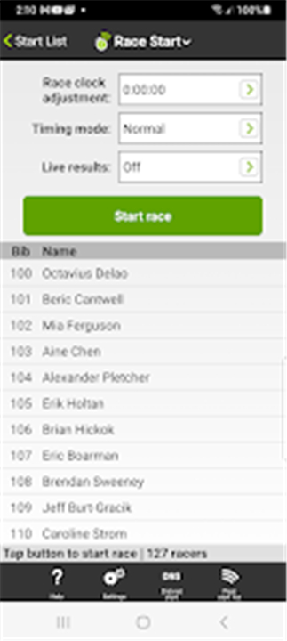 Webscorer Race & Lap Timer screenshot6