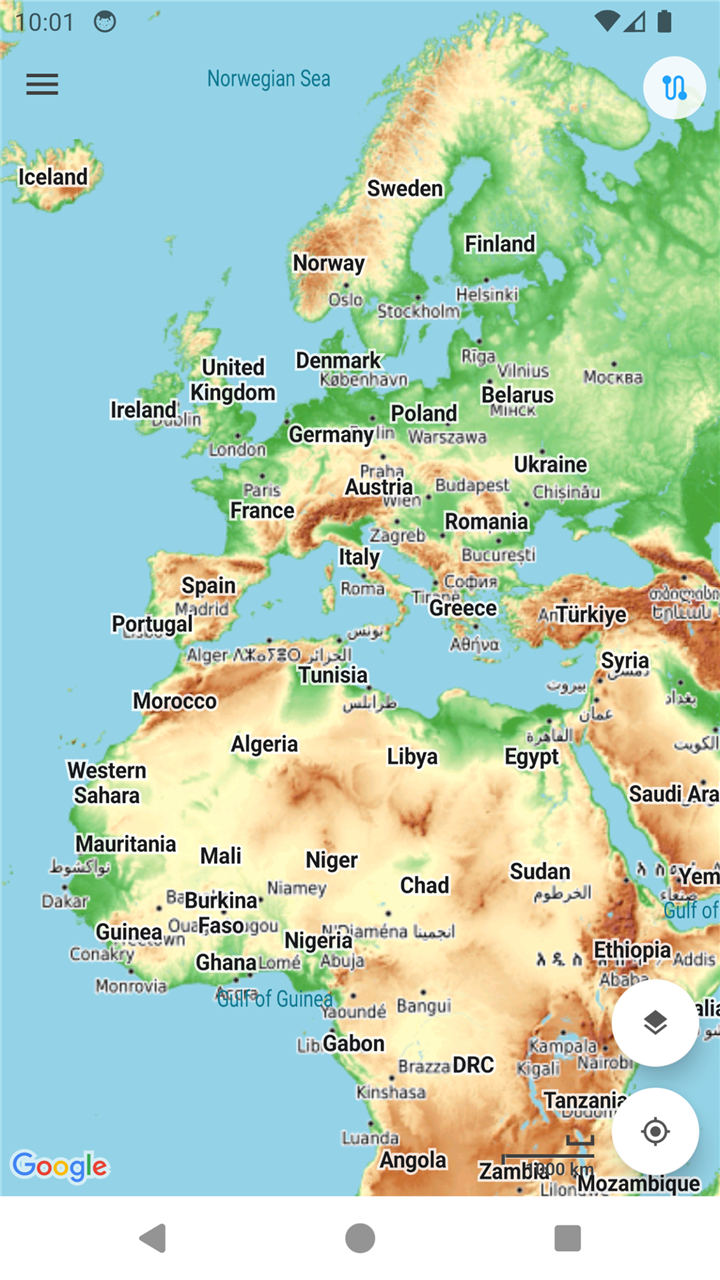 World Topo Map screenshot1