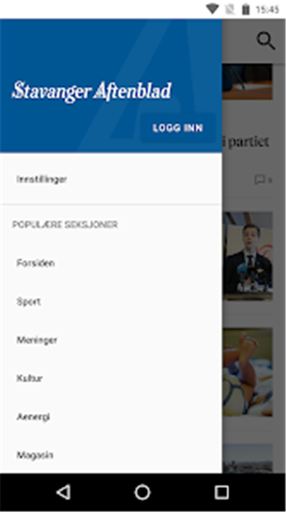 Stavanger Aftenblad screenshot8