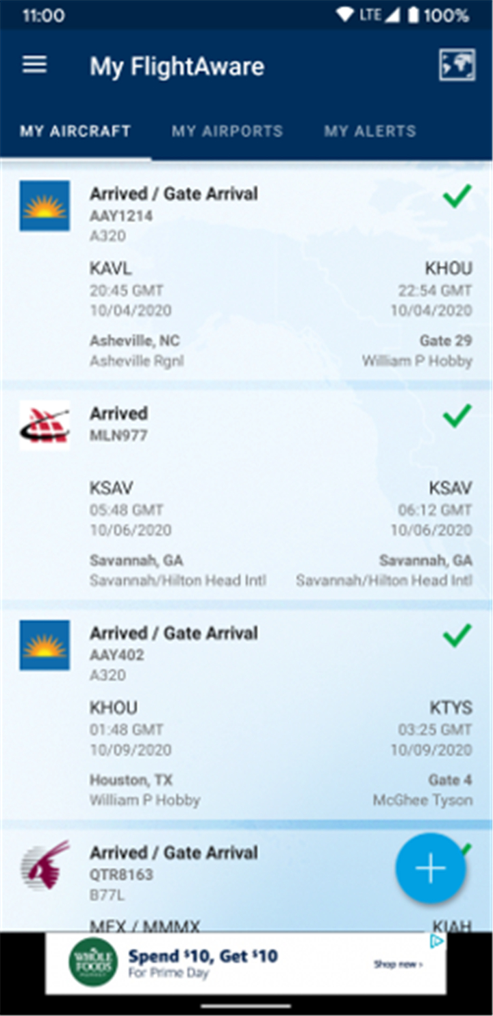 FlightAware Flight Tracker screenshot2
