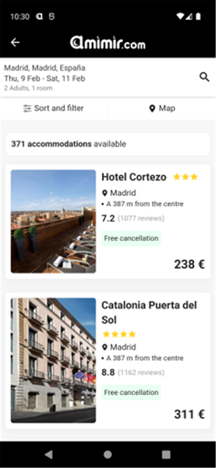 Amimir - Your Hotel Searcher screenshot4