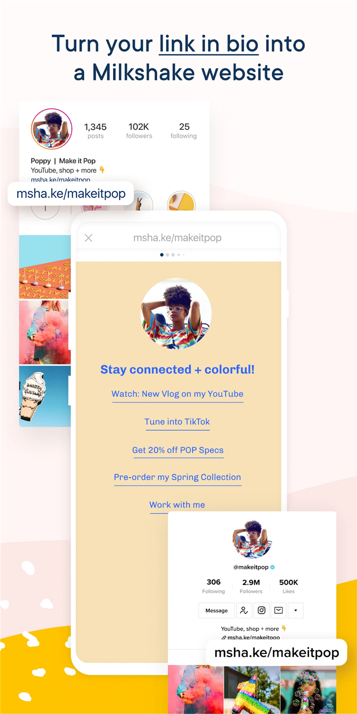 Milkshake — Website Builder screenshot1