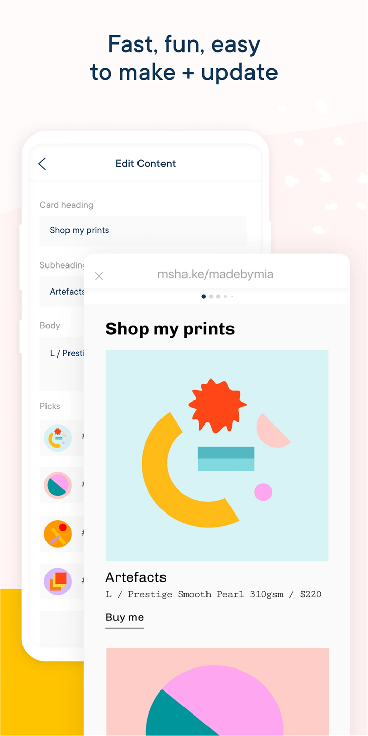 Milkshake — Website Builder screenshot2