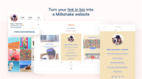 Milkshake — Website Builder screenshot8