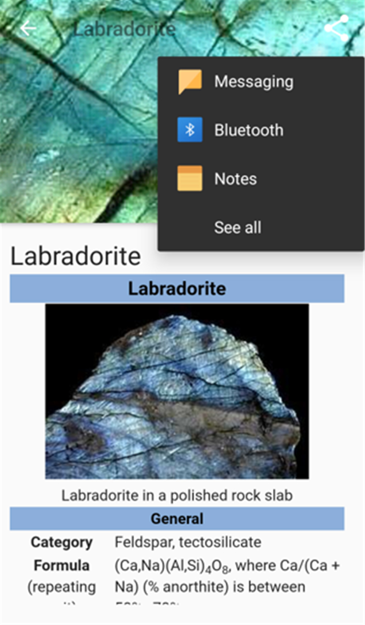 Minerals guide screenshot6