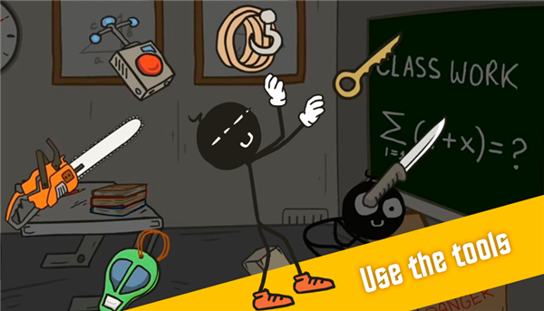 Stickman escape school super screenshot2