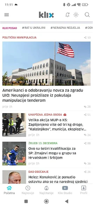 Klix.ba screenshot1