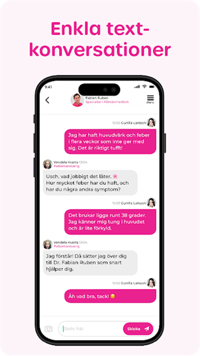 Hälsa Hemma - doctor at home screenshot2
