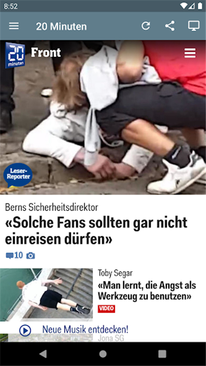 Schweiz Zeitungen screenshot3