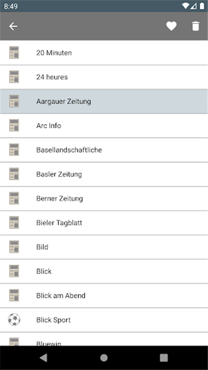 Schweiz Zeitungen screenshot8