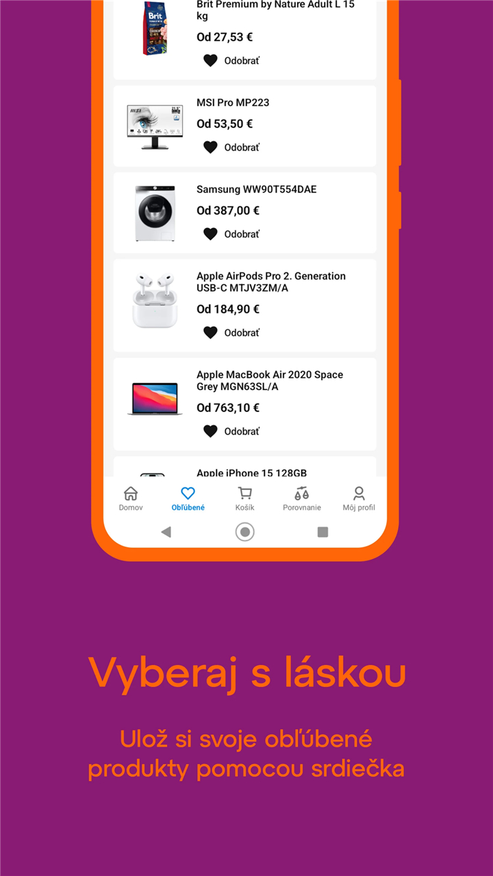 Heureka.sk - Porovnávač cien screenshot6