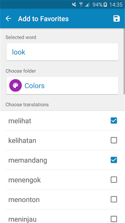 Indonesian- English Dictionarys screenshot8
