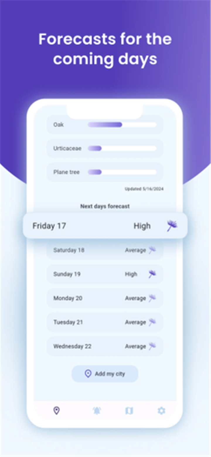 Pollen Count & Alerts screenshot2