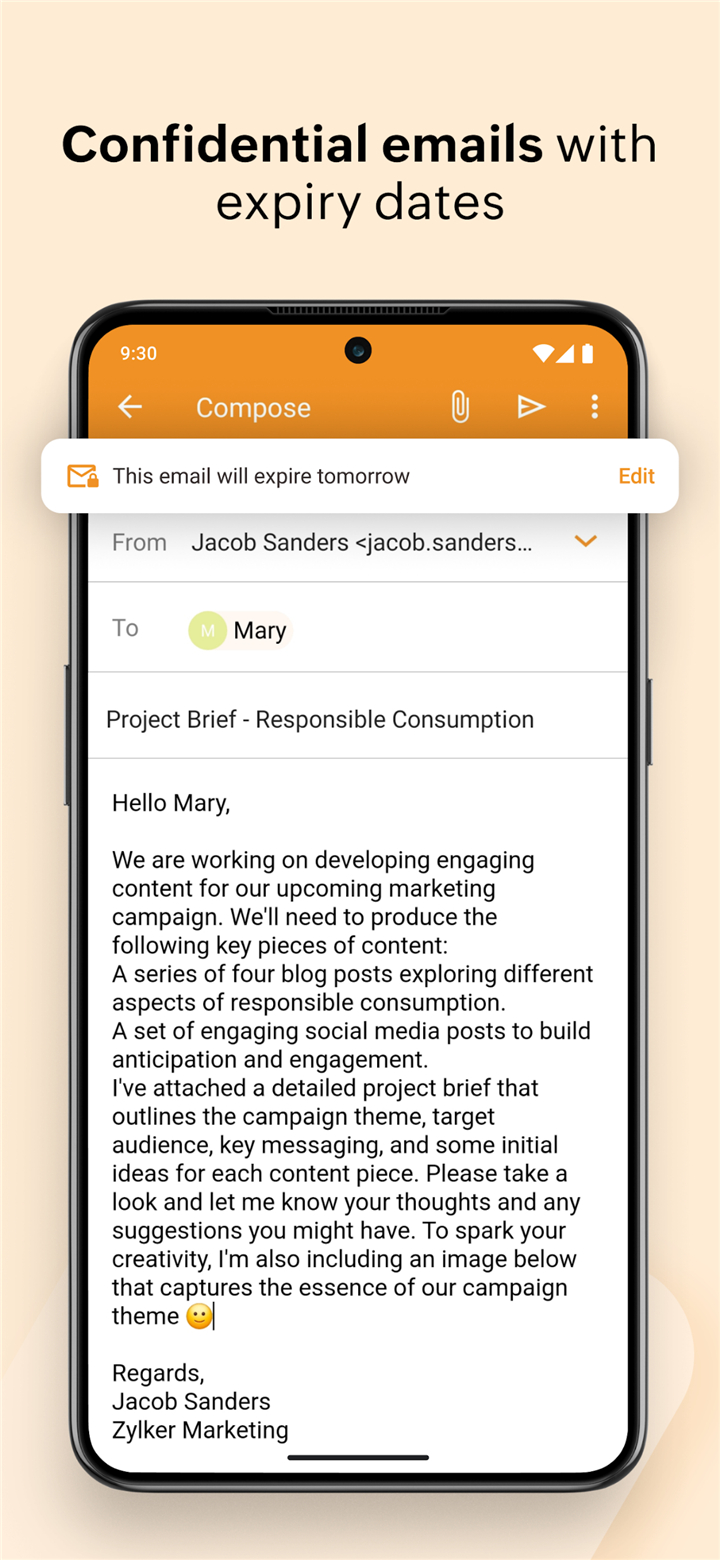 Zoho Mail - Email and Calendar screenshot3