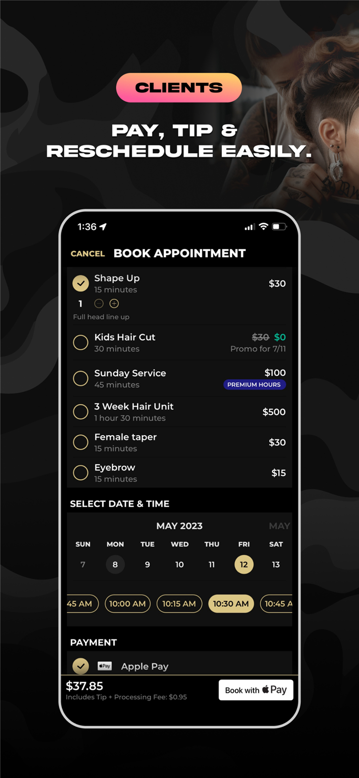 theCut: Barbershop Booking screenshot5