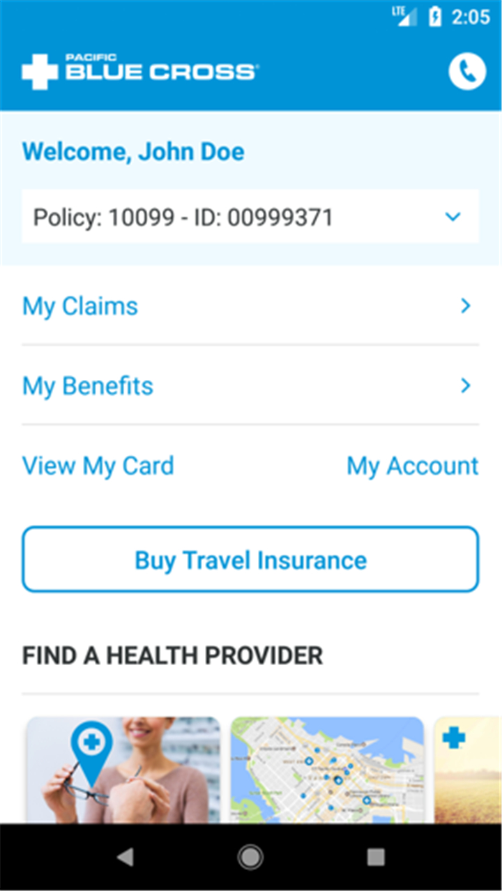 Pacific Blue Cross Mobile screenshot4