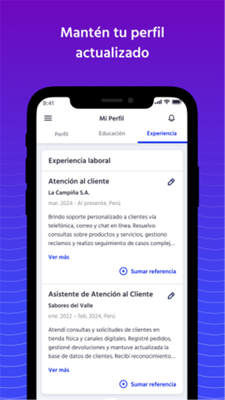 Bumeran: búsqueda de empleo screenshot5