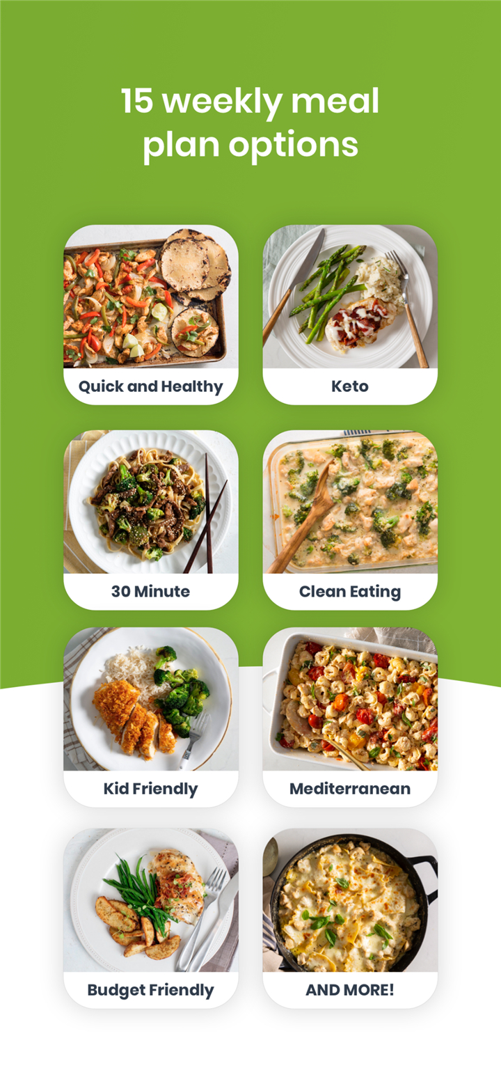 eMeals - Meal Planning Recipes screenshot2