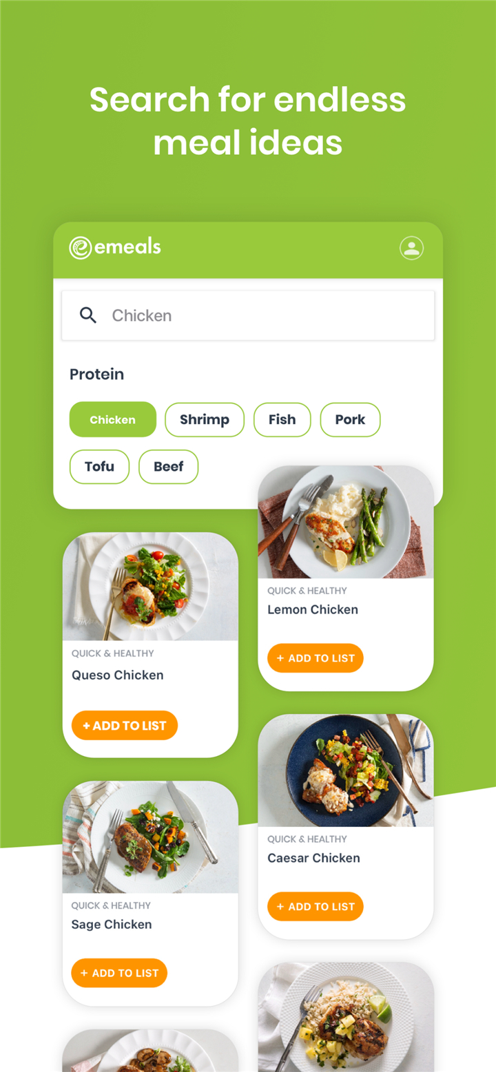 eMeals - Meal Planning Recipes screenshot5