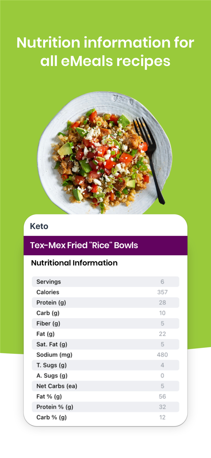 eMeals - Meal Planning Recipes screenshot8