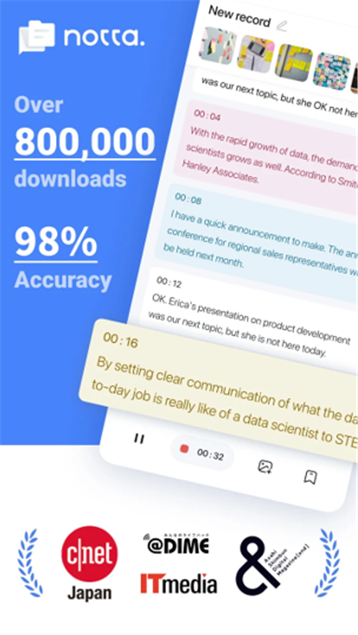 Notta-Transcribe Audio to Text screenshot1