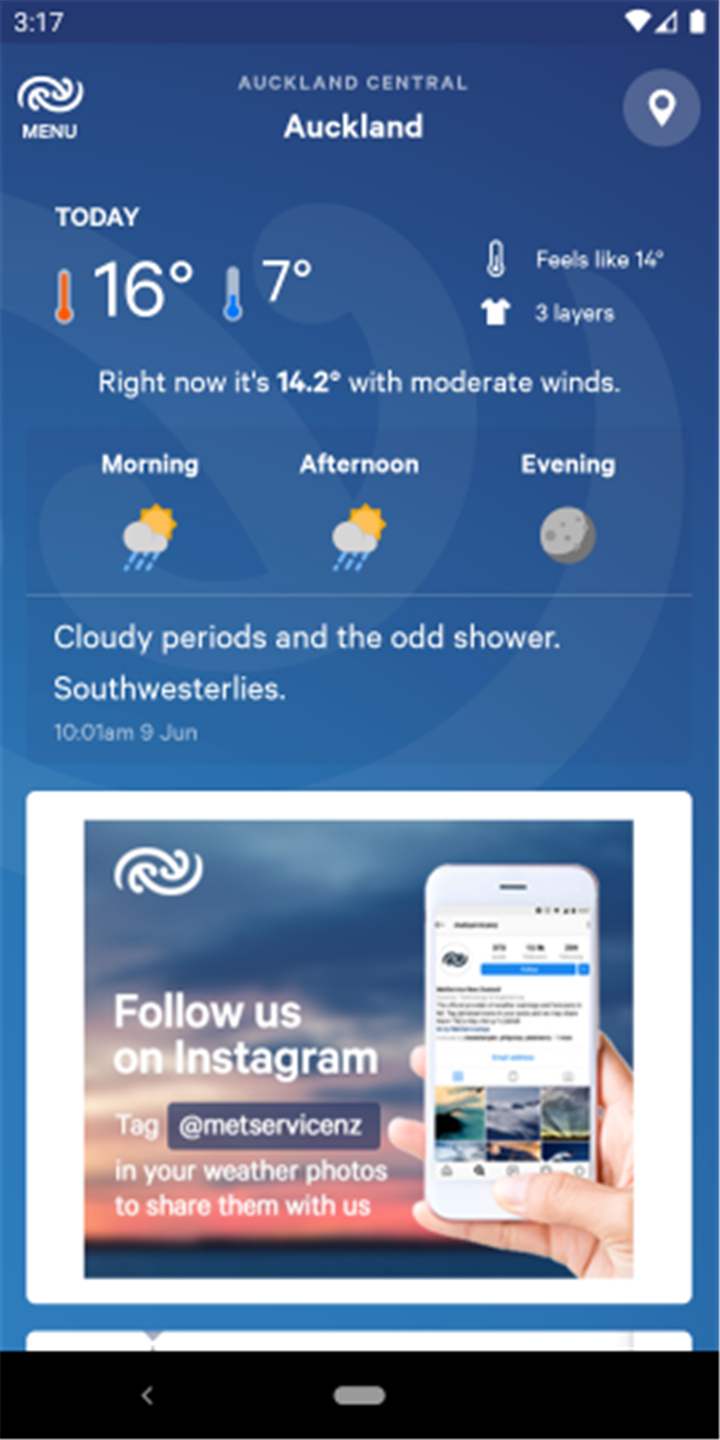 MetService NZ Weather screenshot1