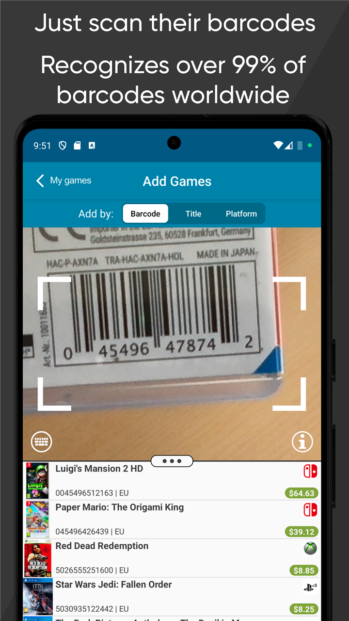 CLZ Games: video game database screenshot2