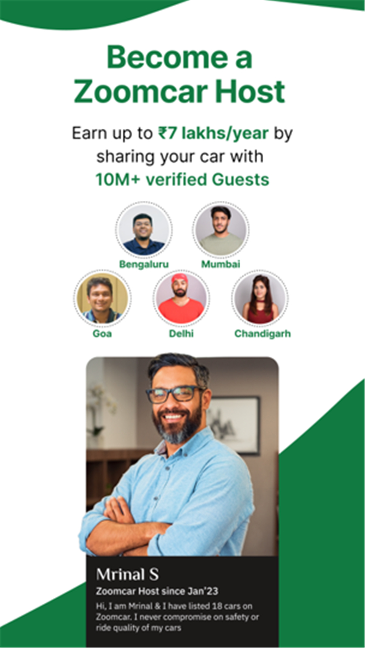 Zoomcar: Car rental for travel screenshot2