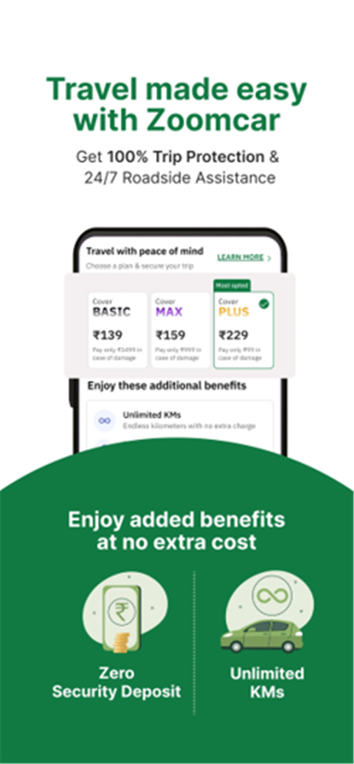 Zoomcar: Car rental for travel screenshot4