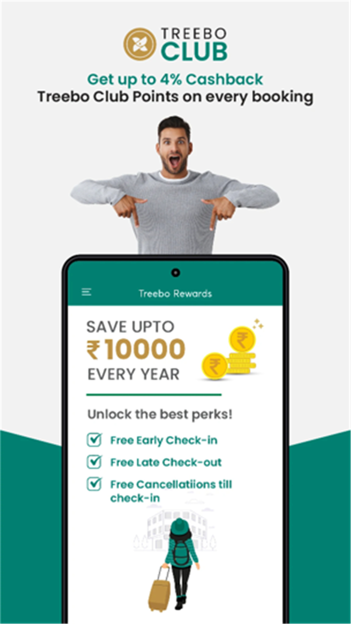 Treebo Club: Hotel Booking App screenshot8