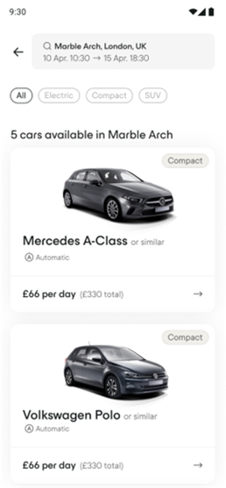 Virtuo: Hassle-free Car Rental screenshot1