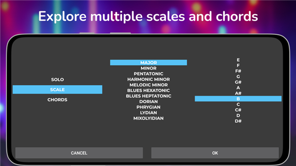 Guitar Solo: chords scales Fx screenshot7
