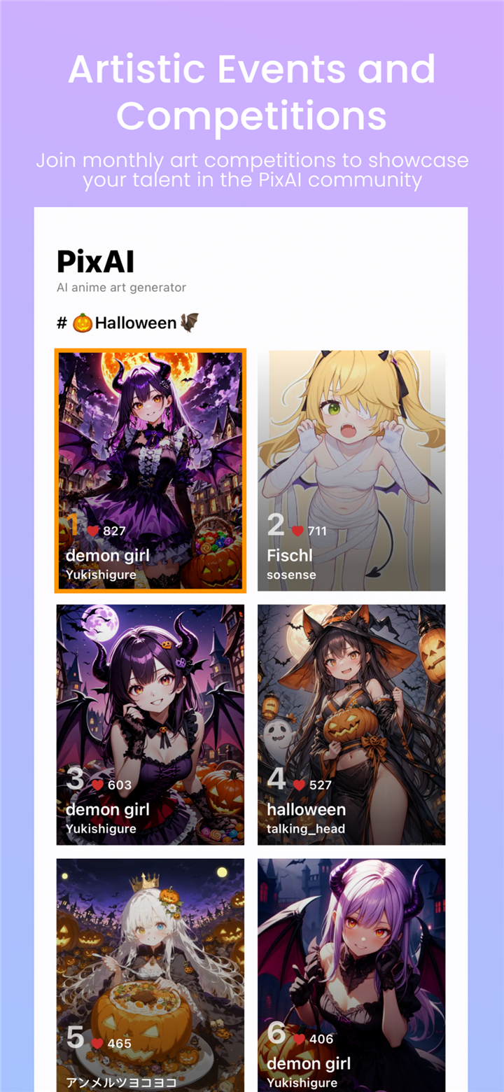 PixAI: AI Anime Art Generator screenshot8