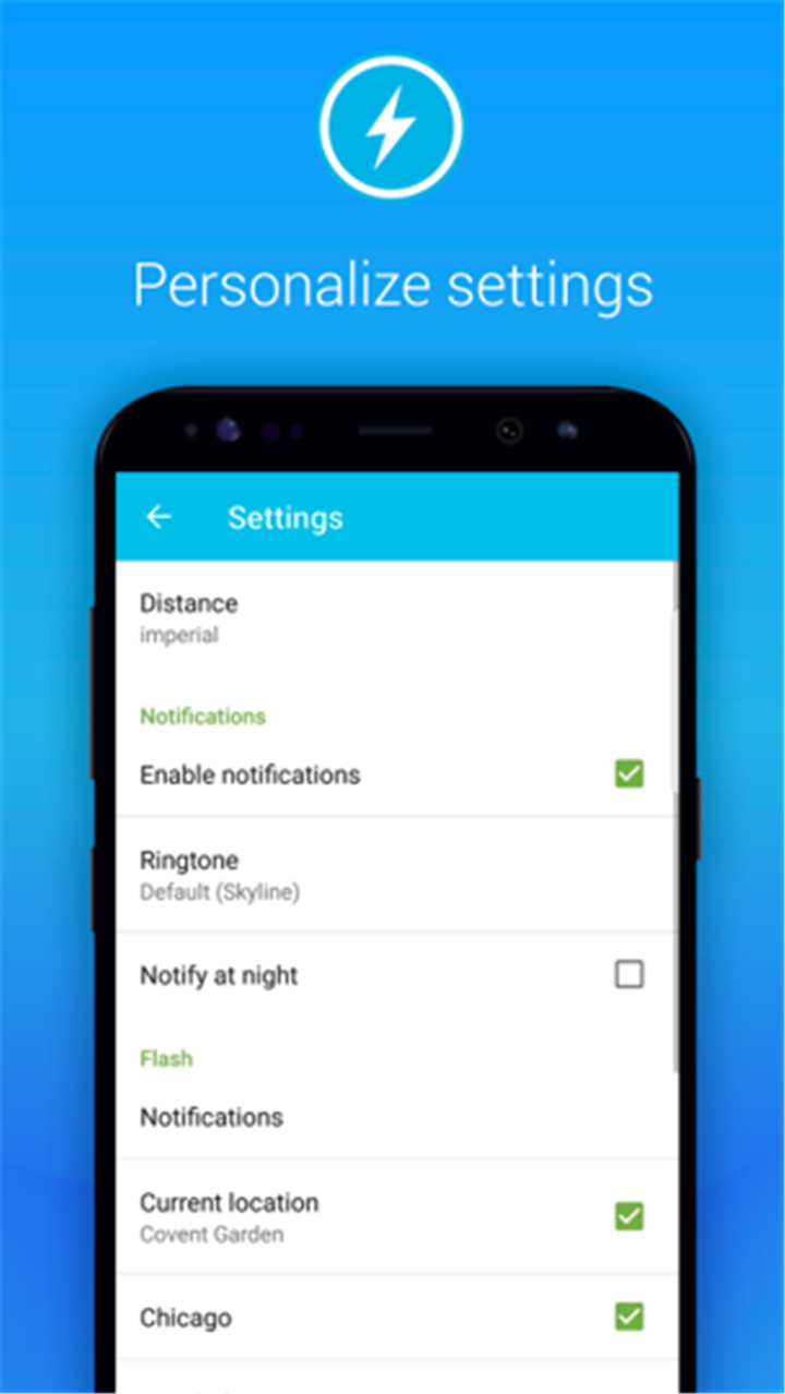 Lightning Alarm Weatherplaza screenshot4
