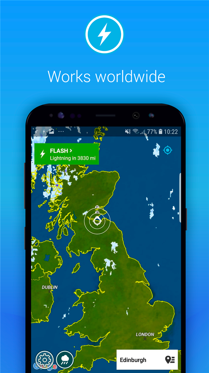 Lightning Alarm Weatherplaza screenshot3