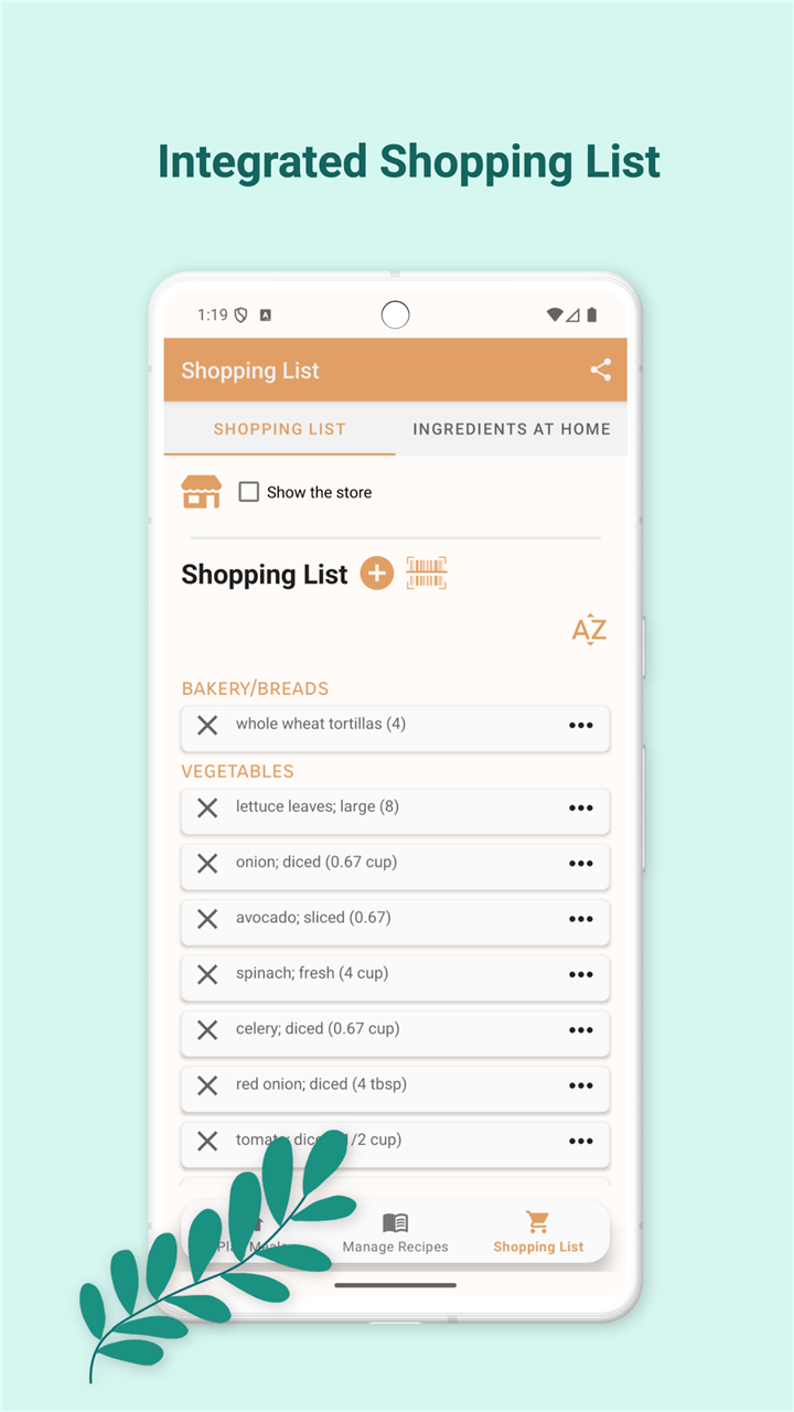 Meal Planner-Plan Weekly Meals screenshot3