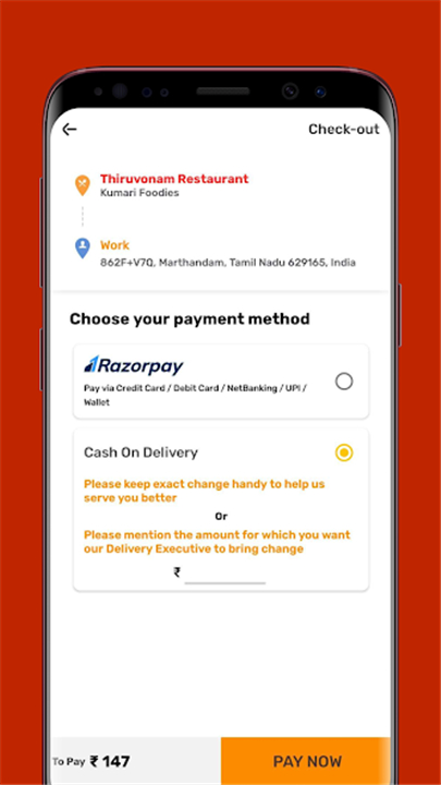 Kumari Foodie Online Delivery screenshot7