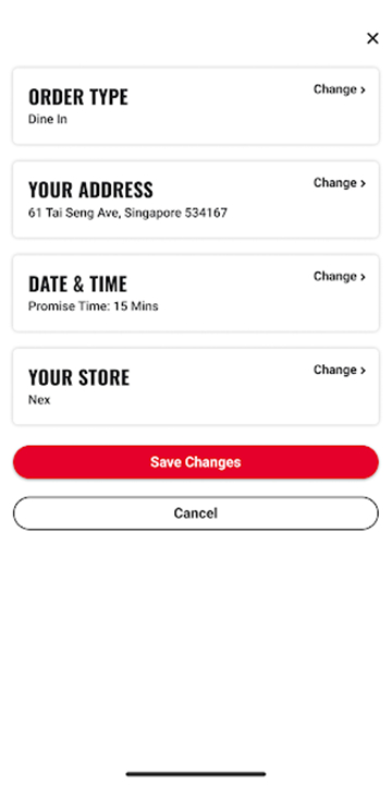 KFC Singapore screenshot5