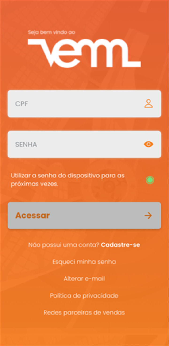 Cartão VEM screenshot1