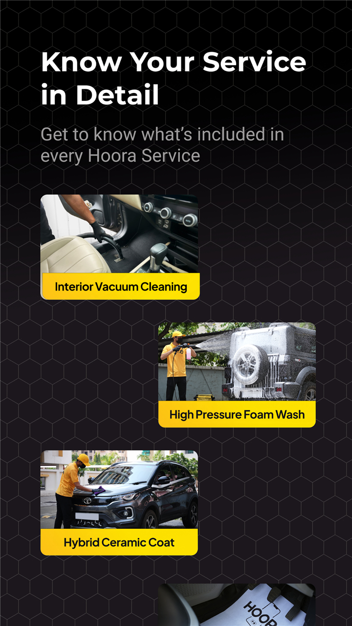 Hoora - Car Wash & Bike Care screenshot4
